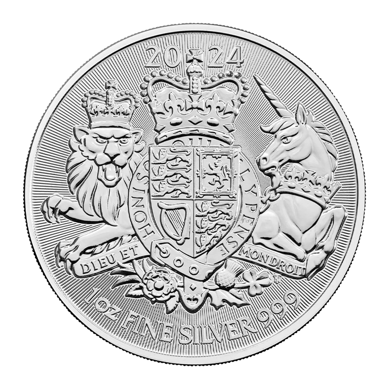 Image for 1 oz Royal Arms Silver Coin (2024) from TD Precious Metals